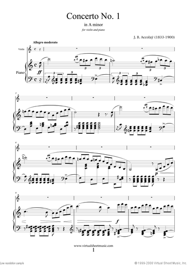 Concerto No.1 in A minor