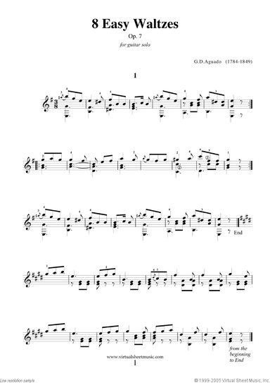 Easy Waltzes, 8 - Op.7