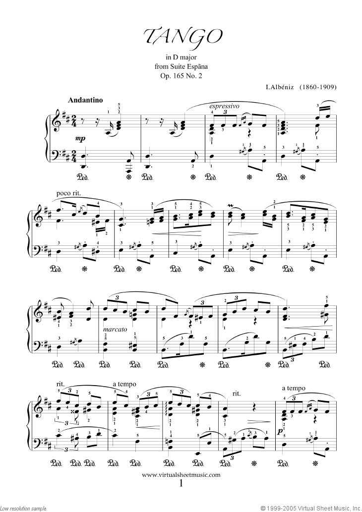 Tango Op.165 No.2