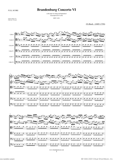 Brandenburg Concerto VI (COMPLETE)
