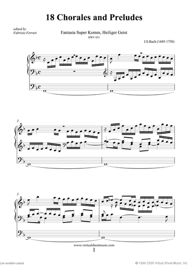Chorales and Preludes, 18 (COMPLETE)