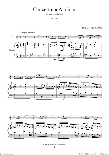 Concerto in A minor