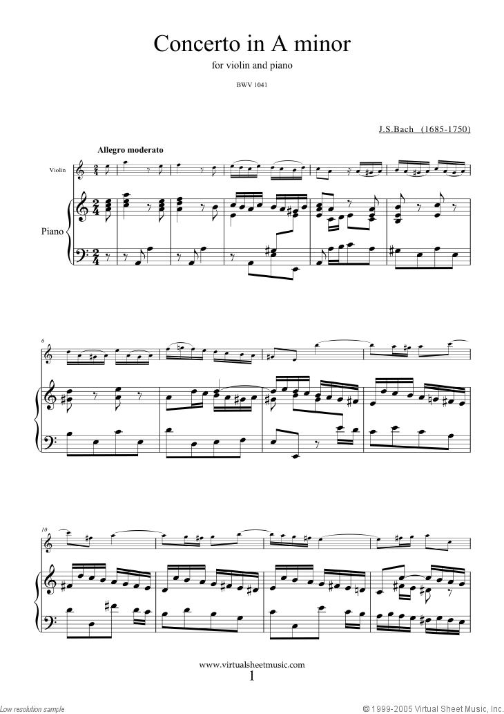 Concerto in A minor