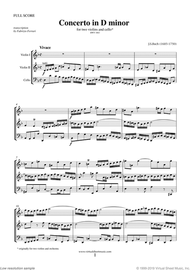 Concerto in D minor BWV 1043 (Double Concerto)
