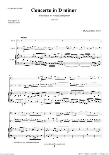 Concerto in D minor