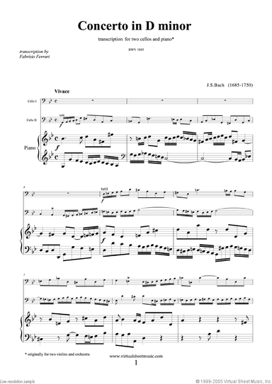 Concerto in D minor BWV 1043 (Double Concerto)