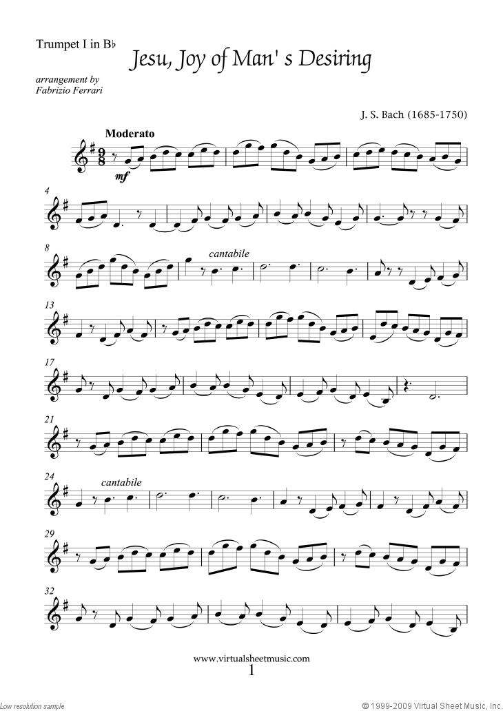 Jesu, Joy of Man's Desiring (New Edition)