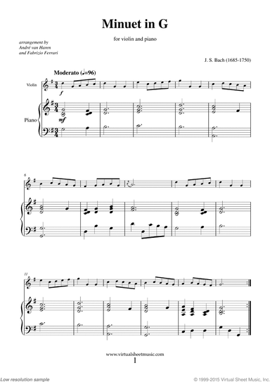 Minuet in G