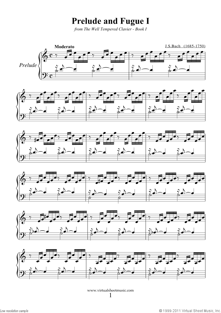 Preludes and Fugues, 48 - Book I and Book II