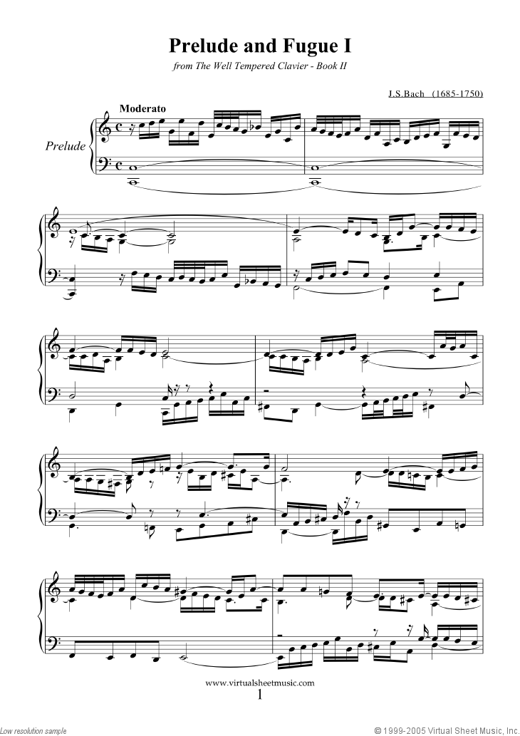 Prelude and Fugue I - Book II