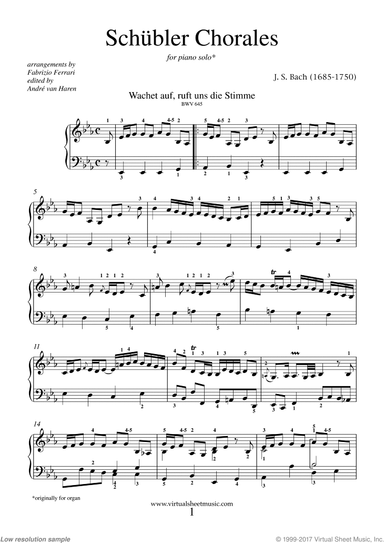 Schubler Chorales