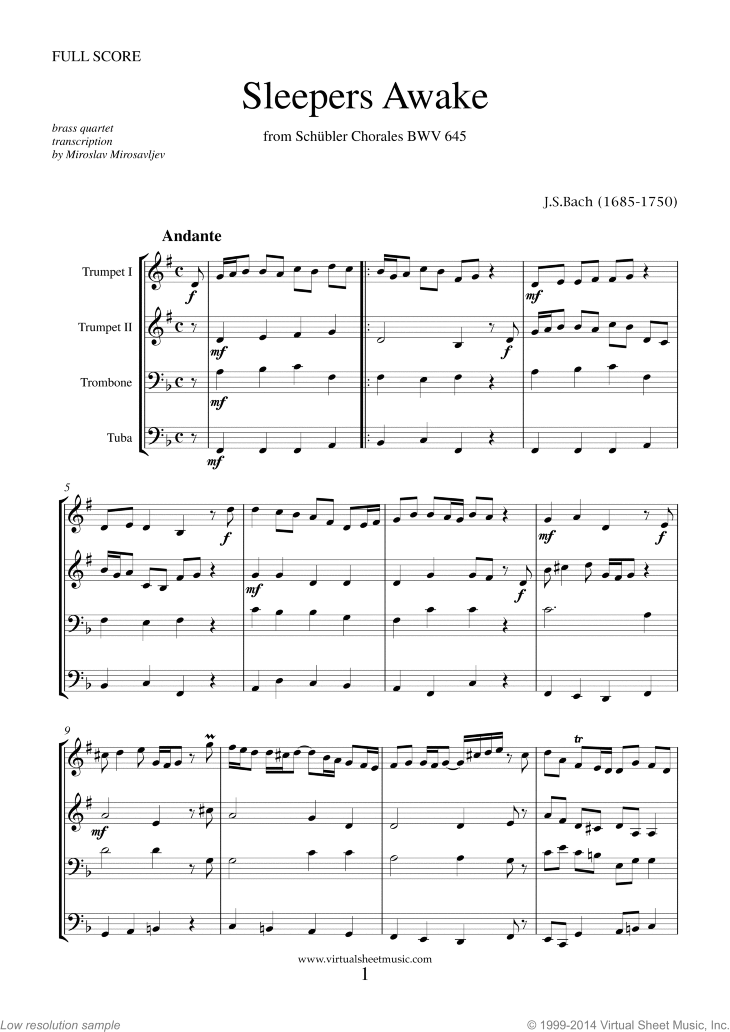 Sleepers Awake (f.score)