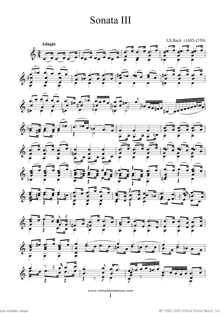 Sonata No.3 in C major