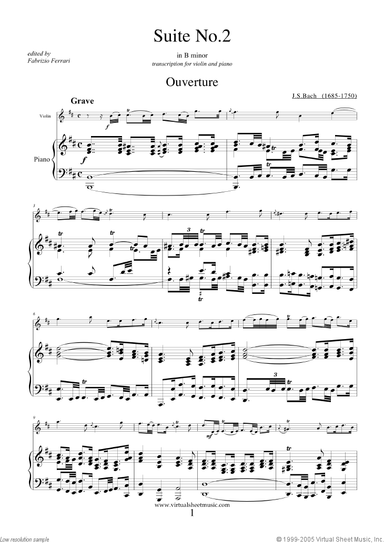 Suite No. 2 in B minor