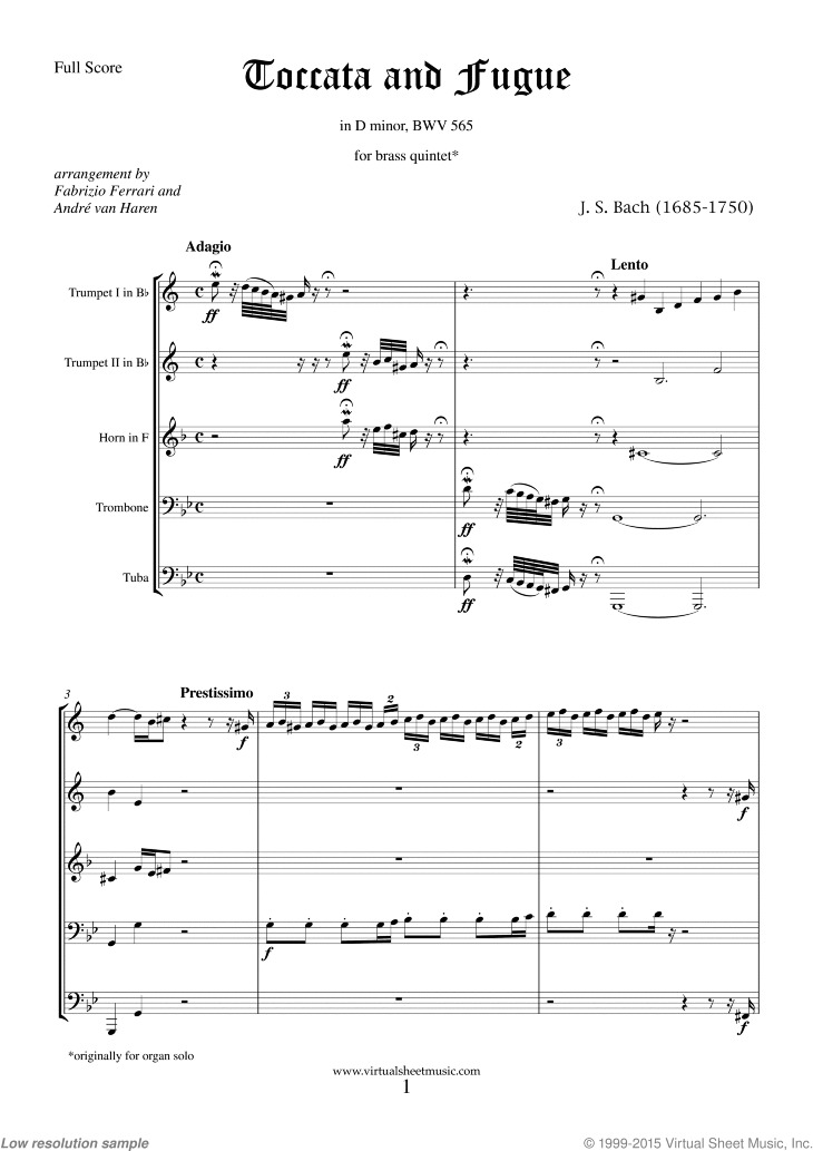 Toccata and Fugue in D minor BWV 565 (COMPLETE)
