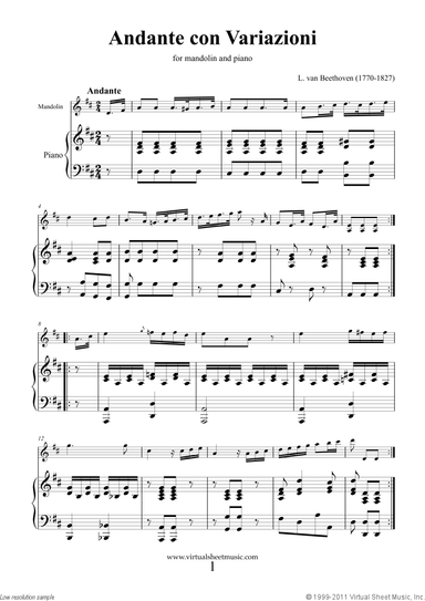 Andante con Variazioni