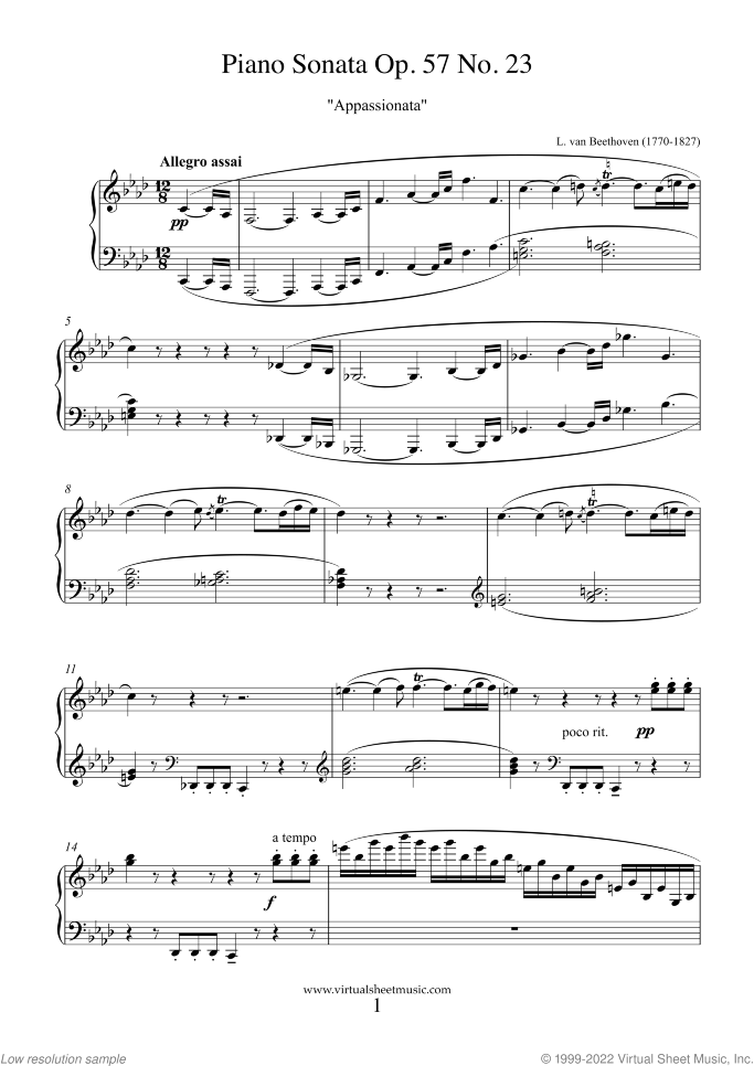 Sonata Op.57 No.23