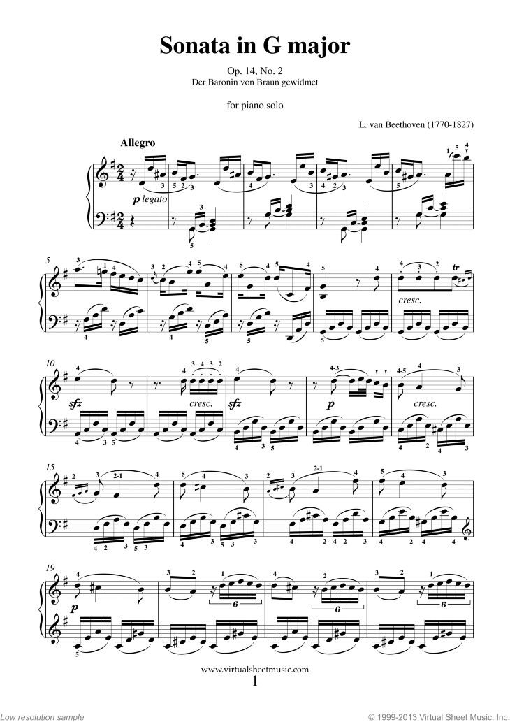 Sonata Op.14 No.2