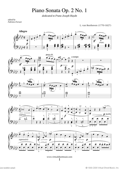Sonata Op.2 No.1