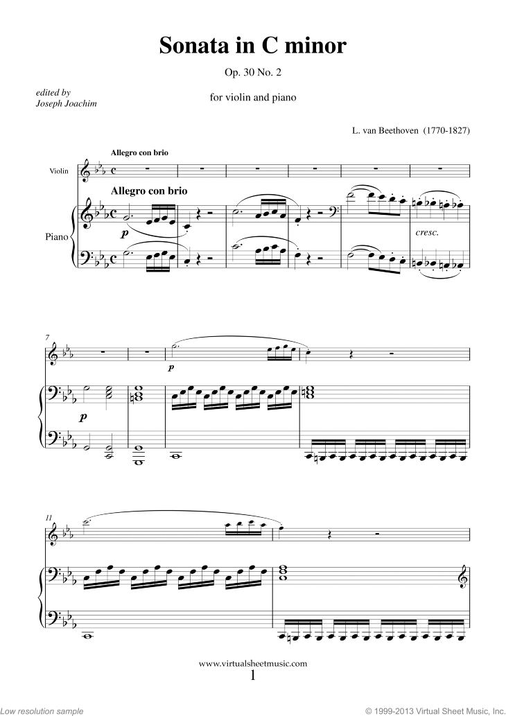 Sonata Op.30 No.2