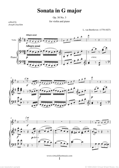 Sonata Op.30 No.3