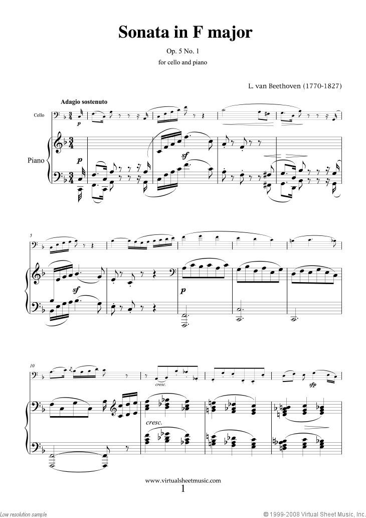 Sonata in F major Op.5 No.1