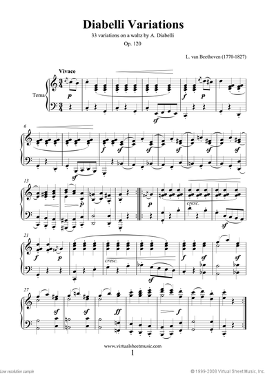 Diabelli Variations Op.120