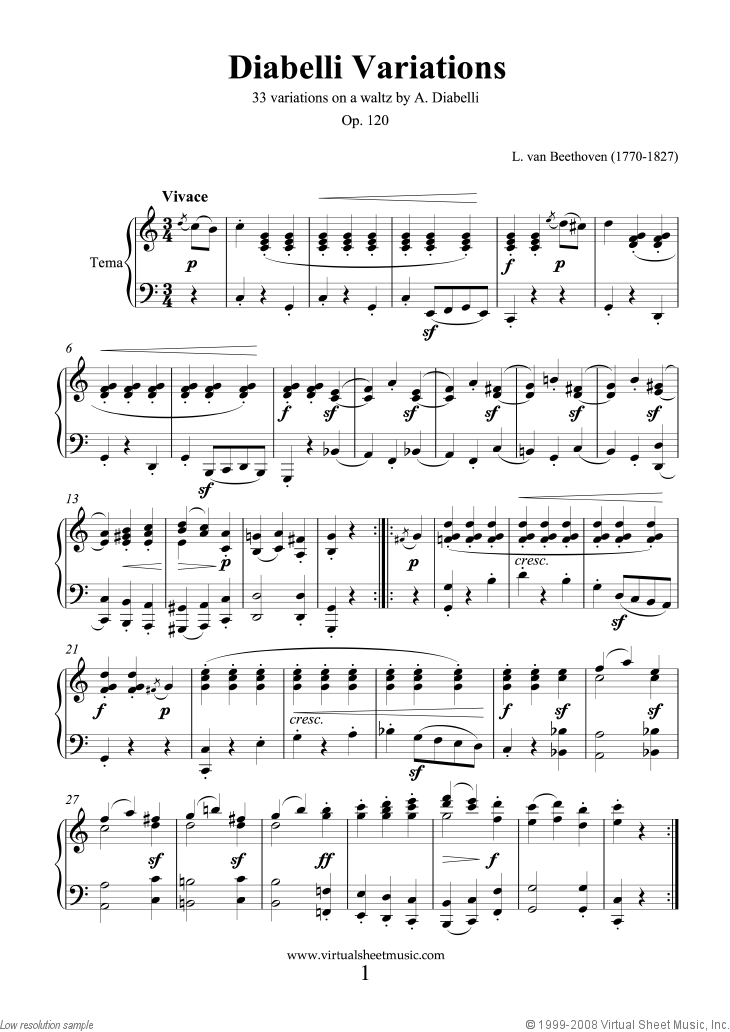 Diabelli Variations Op.120