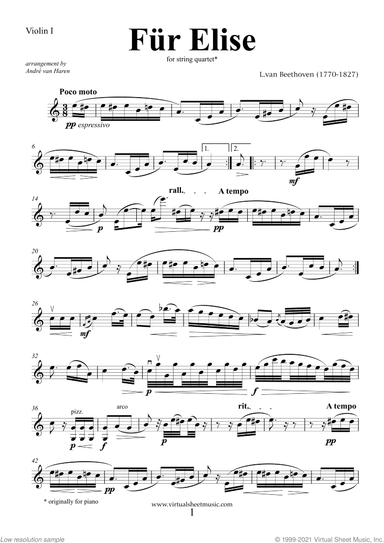 Fur Elise (parts)
