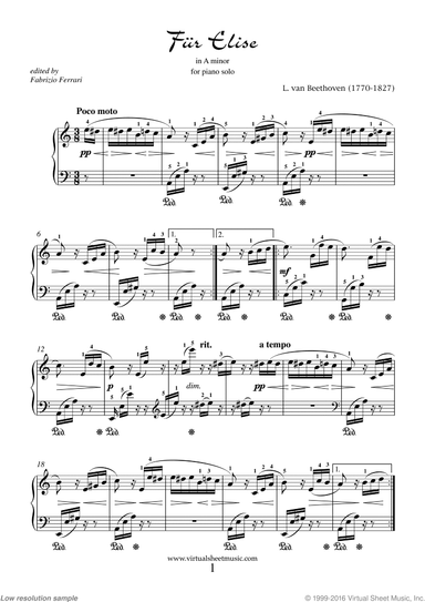 Fur Elise (New Edition)