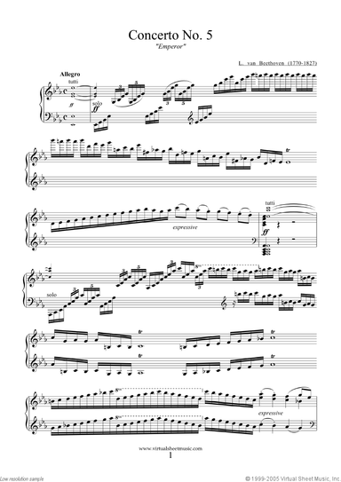 Concerto Op.73 No.5 &quot;Emperor&quot;