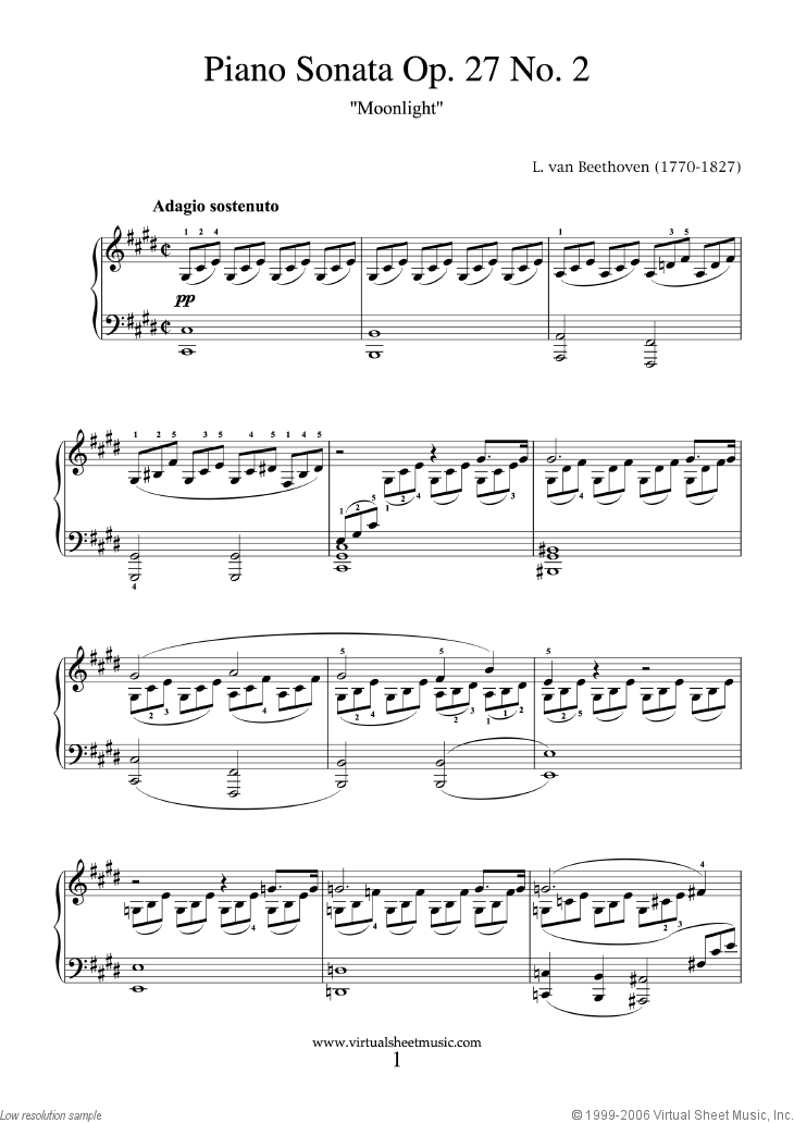 Beethoven Most Famous Sonatas