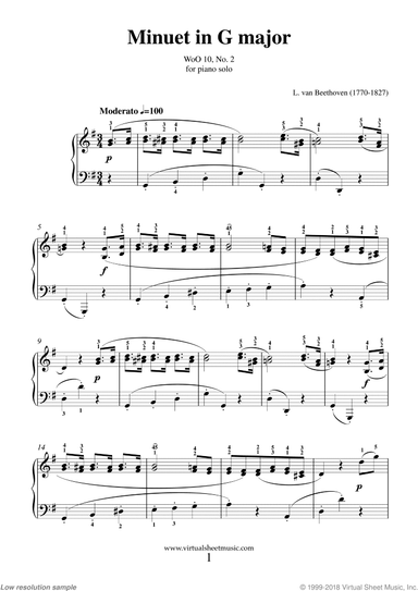 Minuet in G