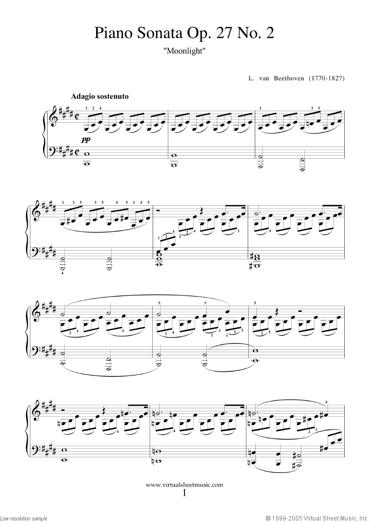 Moonlight Sonata Op.27 No.2