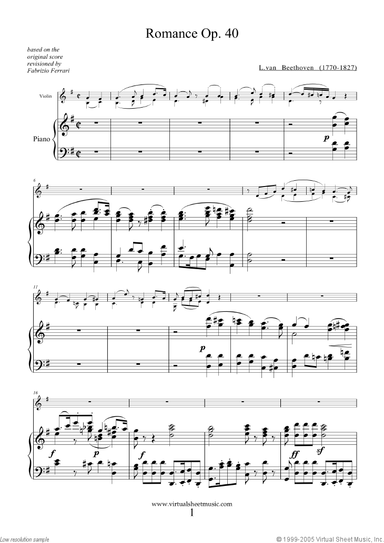 Two Romances Op.40-50