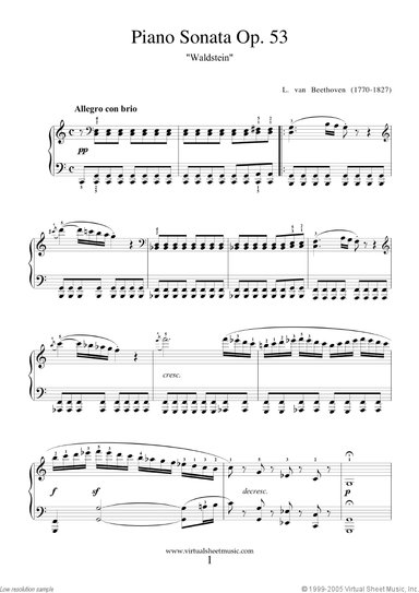 Sonata Op.53 &#34;Waldstein&#34;