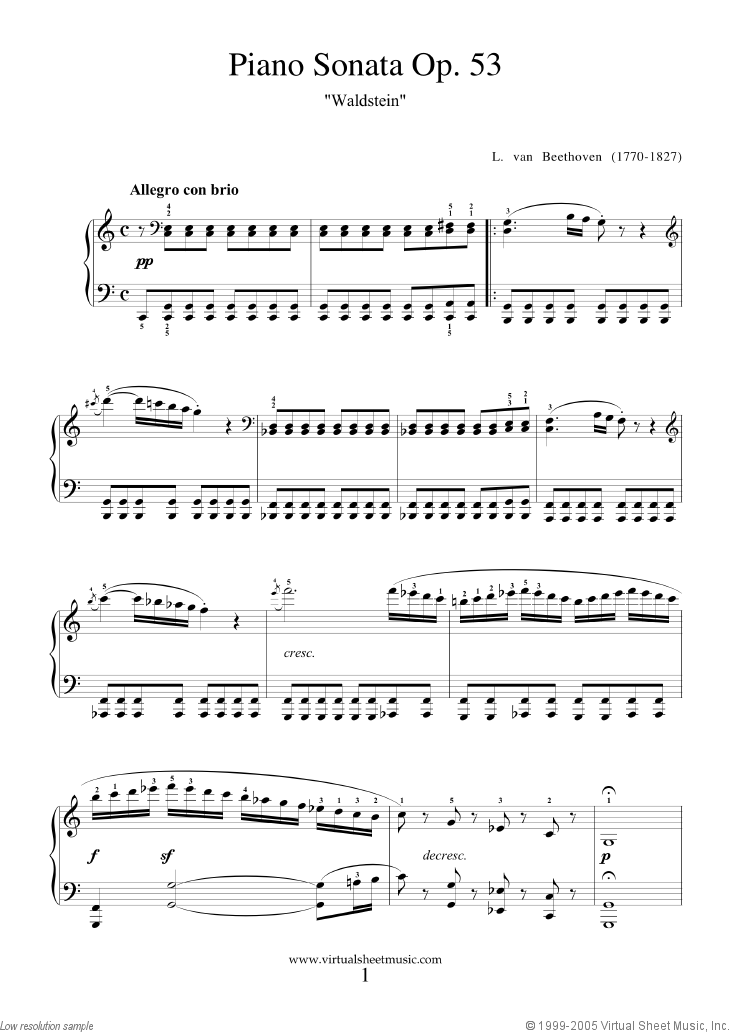 Sonata Op.53 &#34;Waldstein&#34;
