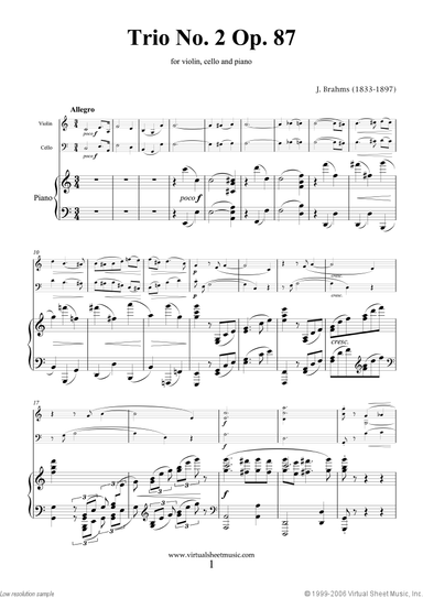 Trio No.2 Op.87