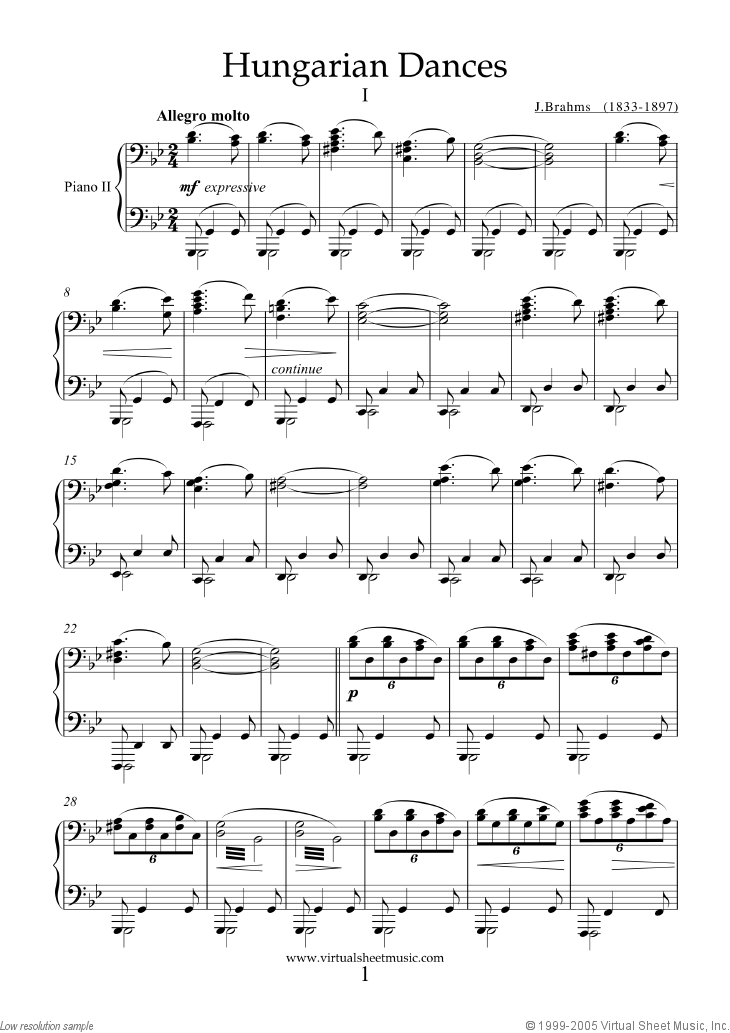 Hungarian Dances (collection 1)