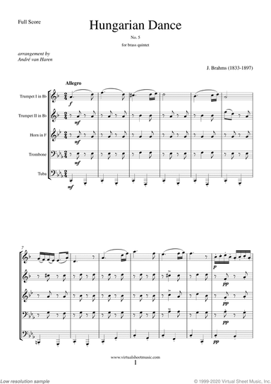 Hungarian Dance No. 5 (COMPLETE)