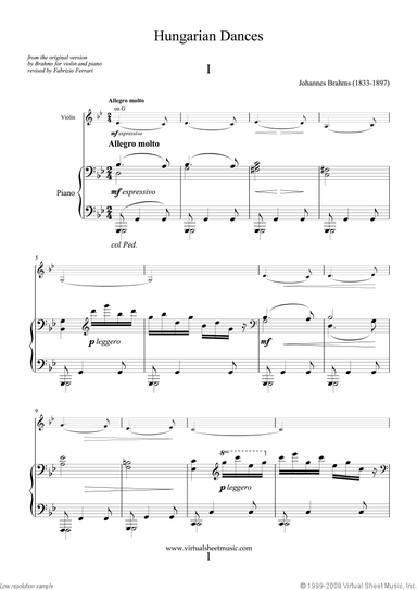 Hungarian Dances (original version, COMPLETE)