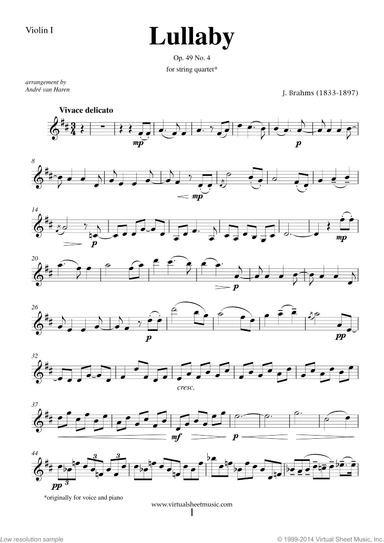 Lullaby Op. 49 No. 4 (COMPLETE)