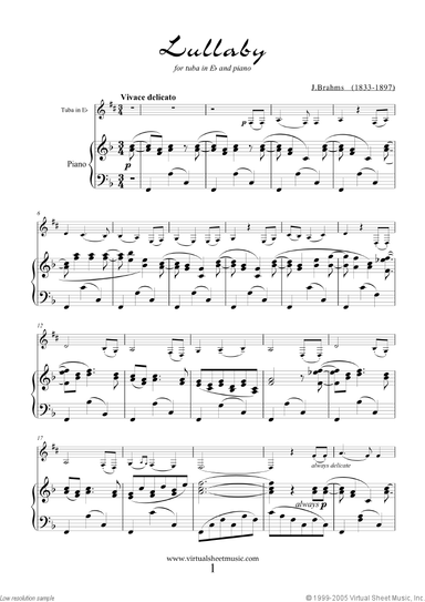 Lullaby Op. 49 No. 4