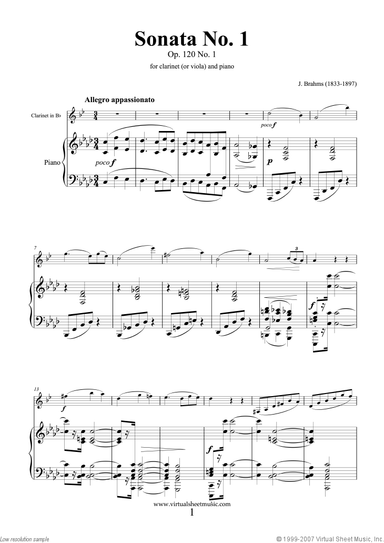 Sonata No.1 in F minor Op.120