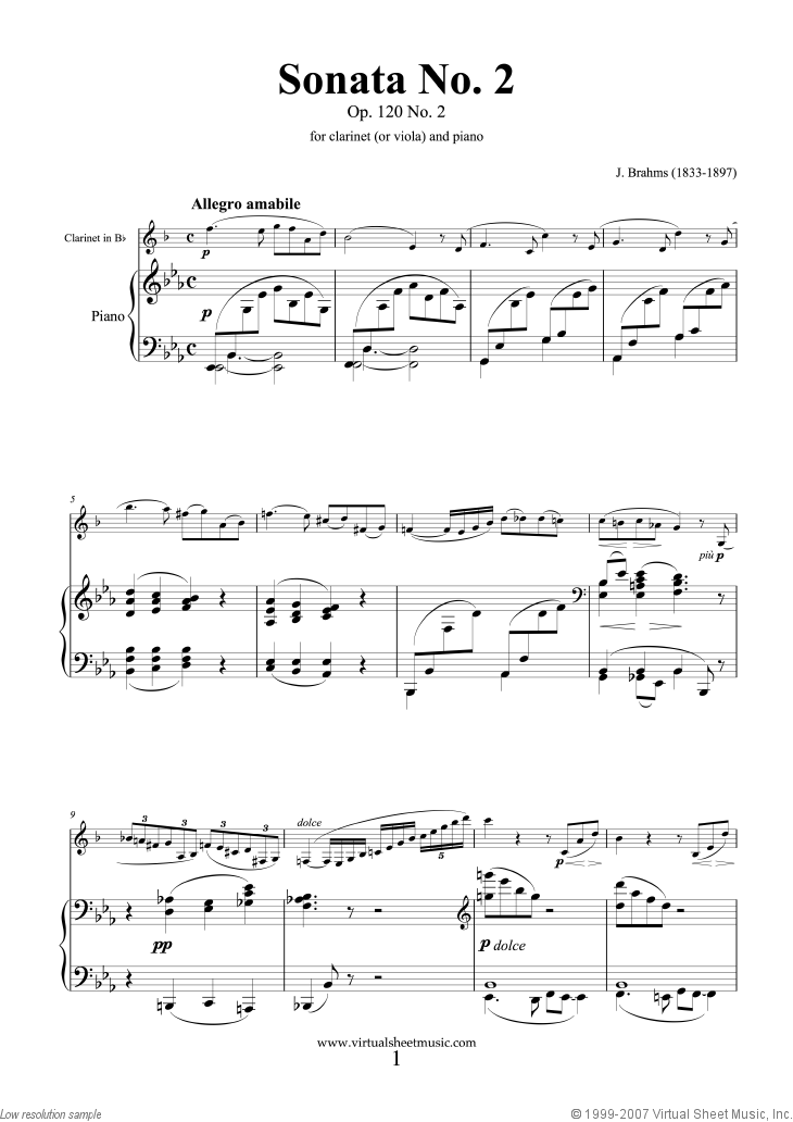 Sonata No.2 in Eb major Op.120