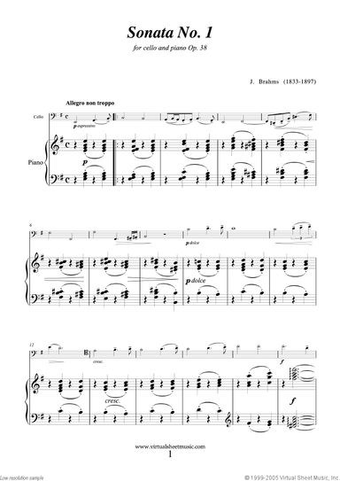 Sonata No.1 in E minor Op.38
