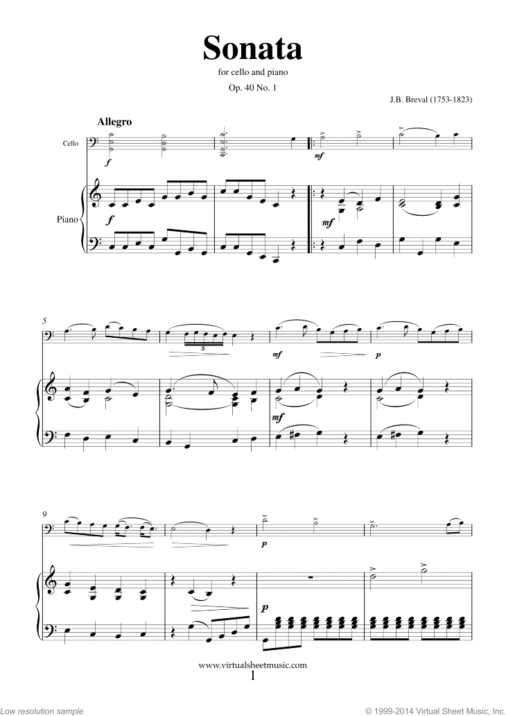 Sonata in C major Op.40 No.1