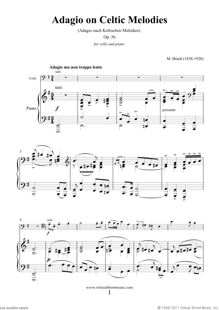 Adagio on Celtic Melodies Op. 56