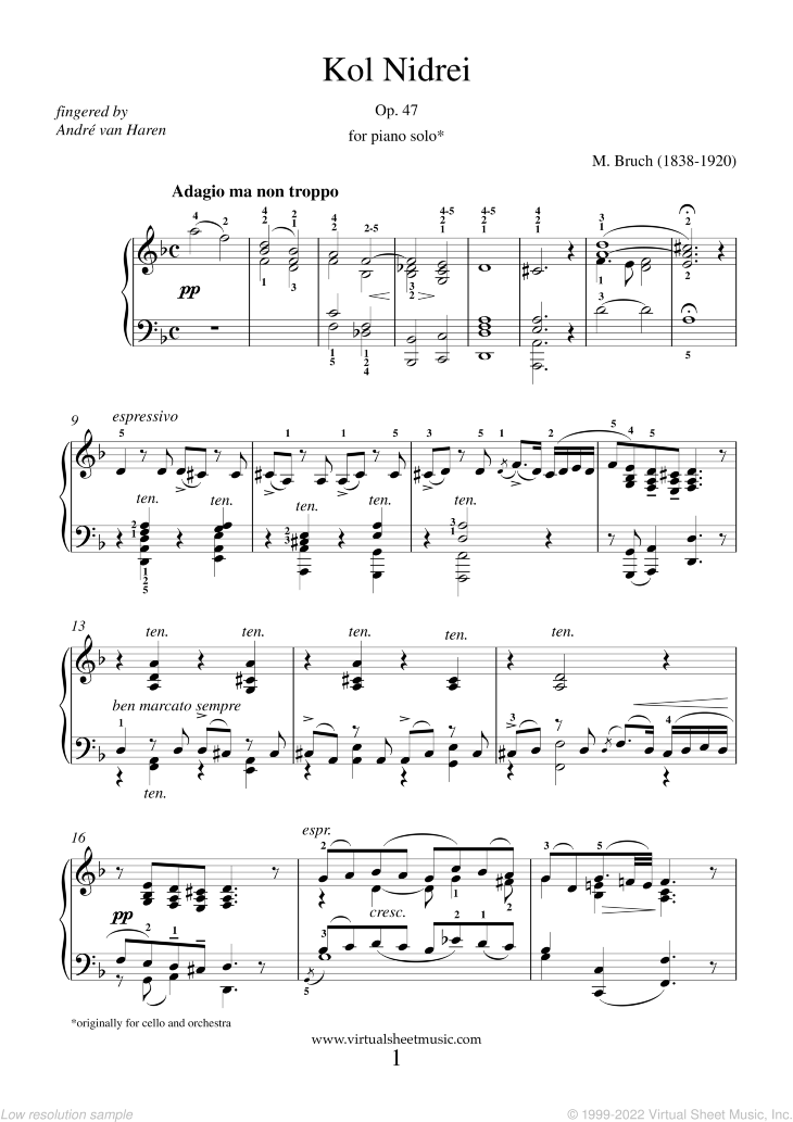 Kol Nidrei Op.47