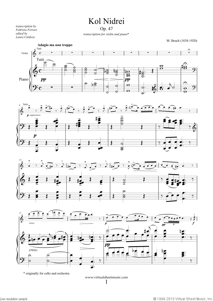 Kol Nidrei Op.47